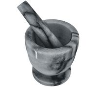 Judge Grey Marble Mortar and Pestle Spice Grinder or Herb Crusher in Gift Box 16cm High x 10cm Diameter - 25 Year Guarantee