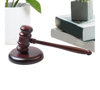 Judge Hammer, 24.9 cm Wooden Ergonomic - Judge Hammer Set with Sound - for Courts, False Trials, Lawyers, Auction House Staff, Auctioneers and Executives