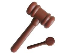 Judge Hammer,Lawyer Prop Hammer | Courtroom Gavel Toy for Stage Performance School Classroom Home Pretend Play Drama Club Activities Homeschool Educators Costume Parties