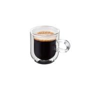 Judge Hand Crafted Double Walled Set of 2 75ml Glass Coffee Espresso Cup
