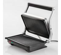 Judge Panini Press Grill, Sandwich Toaster and Toastie Maker, Indoor Health Grill with Floating Hinges and Easy Clean Non-Stick Griddle Plates, Removable Drip Tray, 1000W