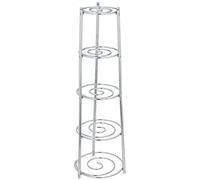Judge Horwood JF02GB 5 Saucepan Stand, Chrome, Silver, 65 Tier