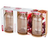Judge Kitchen, 3 Piece Preserving Jar Set, 1L