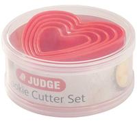 judge Kitchen 5 Piece Heart Cutters