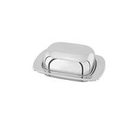 Judge TC156 Domed Stainless Steel Tabletop Butter Dish, 4cm x 13cm X 19cm, 251g, Dishwasher Safe - 10 Year Guarantee