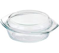 Judge Kitchen Glass Casserole with Lid, Thermal Shock Resistant, 22cm x 18cm x 8cm, Oven Safe, Dishwasher Safe, 1L