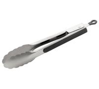 Judge Kitchen Stainless Steel Satin Tongs, 23cm, Soft Grip Handle, Dishwasher Safe - 1 Year Guarantee