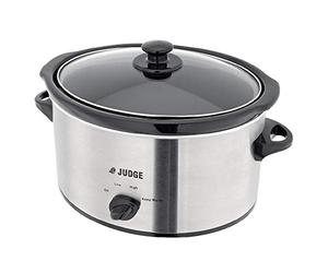 Judge Large Electrical Slow Cooker 3.5L 180W with Removable Ceramic Pot, Makes Up to 4 Portions, 2 Year Guarantee