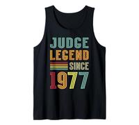 Judge Legend 1977 Legal Profession 48th Birthday Judges Tank Top