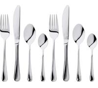 Judge Lincoln 24-Piece Stainless Steel Cutlery Set in Gift Box for 6 People, Dishwasher Safe - 25 Year Guarantee (Pack of 2)