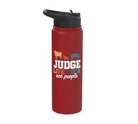 Judge Livestock Not People Stainless Steel Insulated Water Bottle
