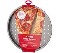 Judge Non-Stick 12" Round Pizza Crisper, Baking Tray with Holes, Dishwasher Safe 30cm x 2cm - 5 Year Guarantee