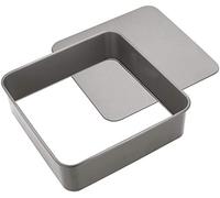 Judge Non-Stick Square 10" Cake Tin with Loose Base, Dishwasher Safe, 26cm x 26cm x 8cm