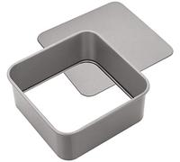 Judge Non-Stick Square 7" Cake Tin with Loose Base, Dishwasher Safe 18cm x 18cm x 7cm - 5 Year Guarantee