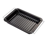 Judge Ovenware, 39 x 25 x 5cm Grill Tray with Rack, Enamel, Granite