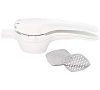 Judge Potato Masher, Stainless Steel, White