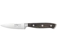 Judge Pro 9cm/3.5" Paring Knife - High-Grade Carbon Stainless Steel Blade, Dishwasher Safe, Hard-Wearing Wood Handle, Easy to Sharpen