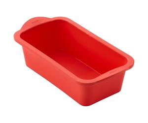 Judge Silicone Loaf & Bread Tin, Non-Stick Baking Moulds (Berry) | 900g, carbon steel frame. For banana bread, meatloaf, fruit cakes & quiches. PFOA-free, oven safe to 220°C, microwave safe.