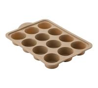 Judge Silicone Muffin Tray, Cupcake & Yorkshire Pudding Moulds (Hazelnut)