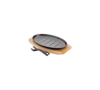 Judge Speciality Cookware Cast Iron Grill Pan, 26cm x 17cm, Induction Ready, Oven Safe