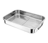 Judge Speciality Roasting Pan With Rack 39Cm Stainless Steel - Silver