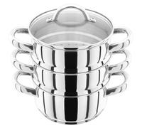 Judge Stainless Steel 3-Tier Steamer Set - Silver