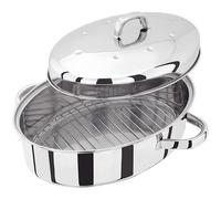 Judge Stainless Steel 35x25x15cm Oval Roaster With Rack