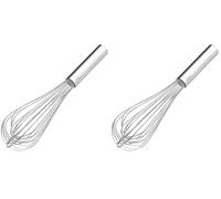 Judge Stainless Steel Balloon Whisk, 30cm, 12 Wires, Dishwasher Safe - 2 Year Guarantee (Pack of 2)