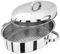Judge Stainless Steel Self-Basting Roaster - Juicy Even Cooking 32x22x15cm UK
