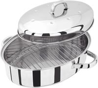 Judge Stainless Steel High Roaster with Rack and Self Basting Lid 32cm x 22x18.5
