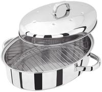 Judge Stainless Steel 35x25x15cm Oval Roaster With Rack