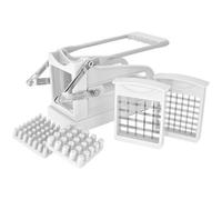 Judge Stainless Steel Potato Chipper With 2 Cutters - White