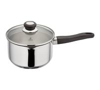 Judge Vista, 20cm Draining Saucepan, 3L in Metallic Silver Judge Metallic Silver