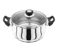 Judge Vista 24cm 4L Stainless Steel Casserole Pot Induction Oven Safe Silver