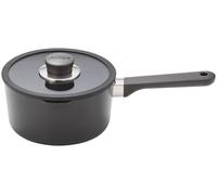 Judge Vista Ceramic 18cm Draining Saucepan - 2.2L, Aluminium Base with Non-Stick Ceramic Coating, Stay Cool Handles, Induction Suitable, Dishwasher Safe