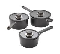 Judge Vista Ceramic 3 Piece Draining Saucepan Set