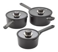 Judge Vista Ceramic 3 Piece Draining Saucepan Set