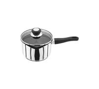 Judge Vista Non-Stick Draining Saucepan with Pouring Lip 18cm/2.1L - Silver Judge Silver