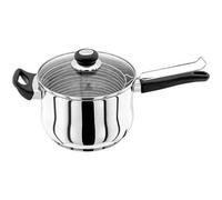 Judge Vista Stainless Steel Chip Pan Fryer with Basket and Helper Handle 22cm, Shatterproof Vented Glass Lid, Induction Ready, Oven Safe