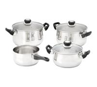 Judge Vista Stainless Steel 4-Piece Cookware Set - Silver