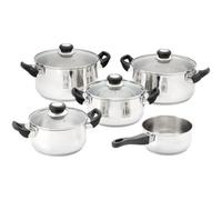 Judge Vista Stainless Steel 5-Piece Cookware Set - Silver