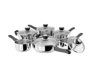 Judge Vista Stainless Steel 6-Piece Cookware Set - Silver