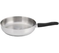 Judge Vista Stainless Steel Uncoated 28cm Skillet Frying Pan, Induction Ready, Oven & Dishwasher Safe