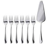 Judge Windsor 7 Piece 18/10 Stainless Steel Cutlery Set for 6 People, Cake Slice and Pastry Forks 25 Year Guarantee