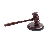 Judge's Hammer for Law and Order 24.9 cm Wood Ergonomic