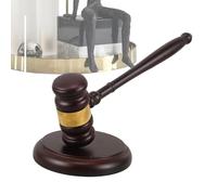 Judge's Hammer Set, Lawyer's Hammer - for Auctions, Meetings, Graduations, Costumes, Offices, Law Schools, Court Sessions, Tribunal Sessions, Appeals, Ceremonies - for Law School Hall