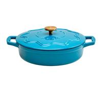 Judgeware Enamelled Cast Iron Blue 28cm Shallow Casserole