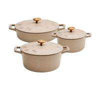 Judgeware Enamelled Cast Iron Complete Set Mushroom