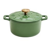 Judgeware Enamelled Cast Iron Green 20cm Casserole