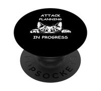 Judging You Peeking Cat Design for Cat Lovers PopSockets Adhesive PopGrip